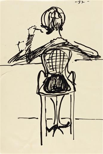 JOE EULA (1925-2004) Archive of finished and preparatory drawings for Tiffanys Table Manners for Teenagers. [FASHION / GAY ARTIST]